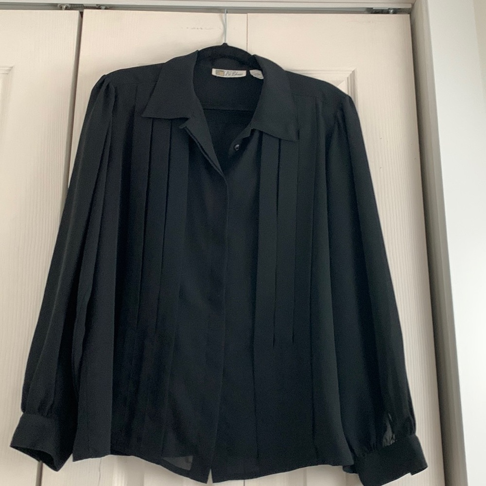 La Blouse black dress blouse. Size 18W(38).